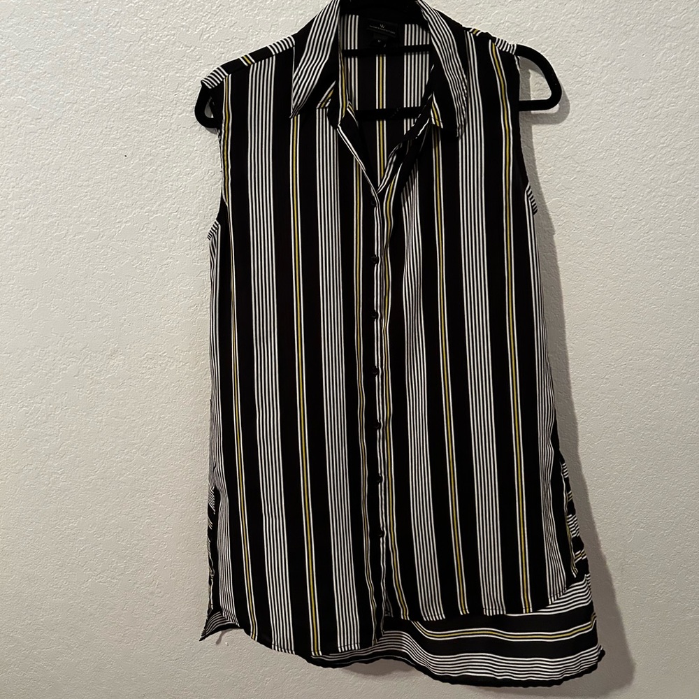 Worrhington striped sleeveless top